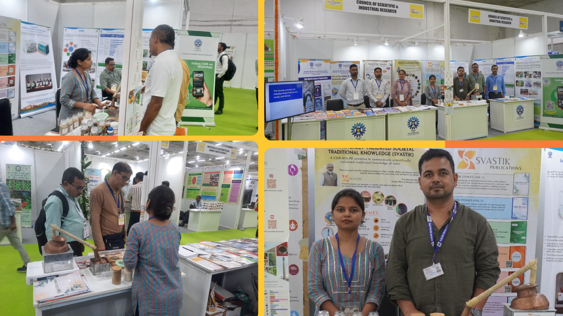 SVASTIK team at the team at the Bharat Development & Govt Schemes Expo